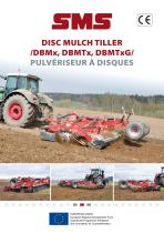 Disc MULCH TILLER /DBMx, DBMTx, DBMTxG