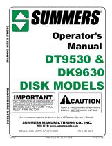 Operator’s Manual DT9530 & DK9630