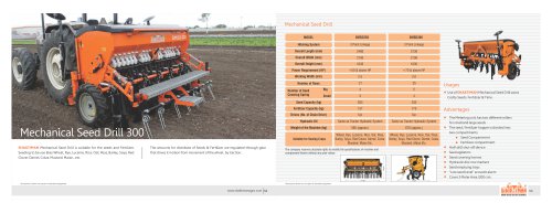 Mechanical Seed Drill