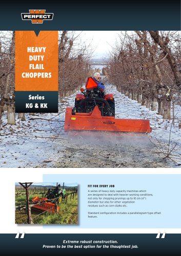 HEAVY  DUTY FLAIL  CHOPPERS Series  KG & KK