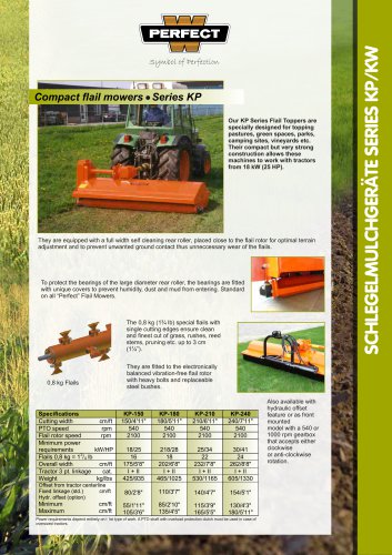 KP - KW Flail mowers