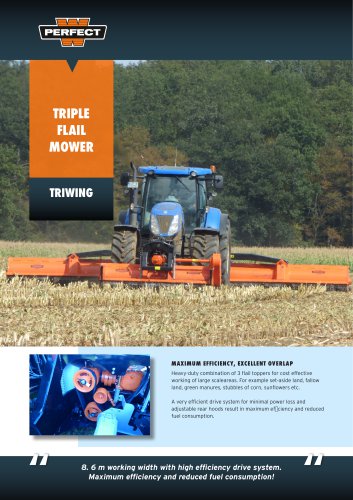 TRIPLE FLAIL MOWER TRIWING