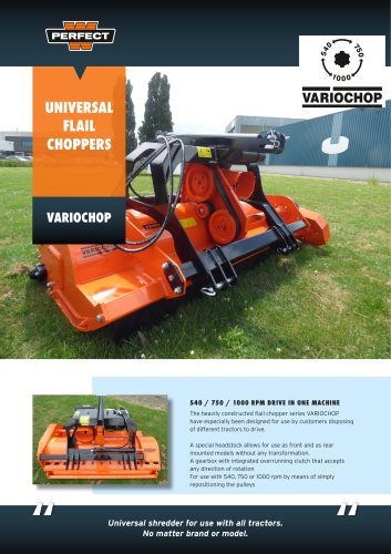 UNIVERSAL FLAIL  CHOPPERS  VARIOCHOP