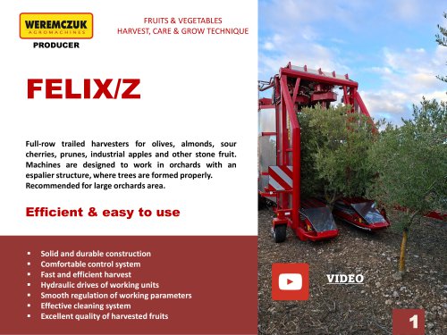 Olives harvester FELIX Z