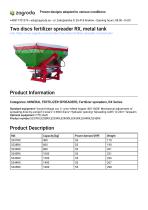 3-point hitch fertilizer spreader 5237RX