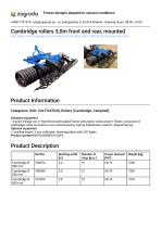 Cambridge roller 9005FA