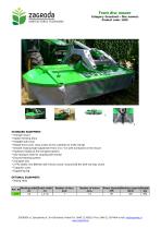 Front disc mower - 1209