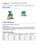 Grain crusher