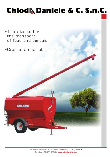 Feed Truck tank, Citerne a Chariot