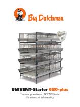 UNIVENT-Starter 680-plus rearing poultry cage