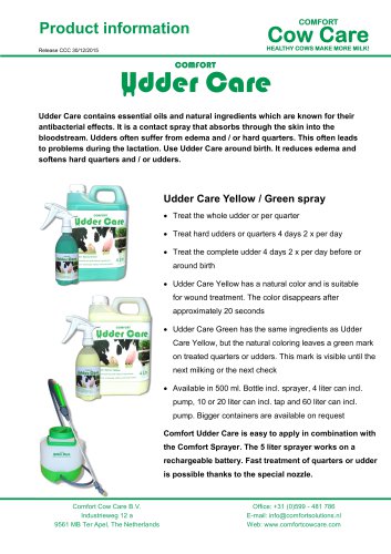 COMFORT Udder Care