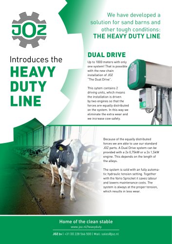 Manure scraper Heavy Duty Line