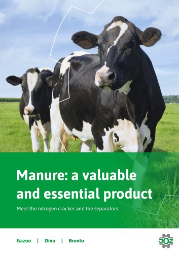 Manure: a valuable and essential product