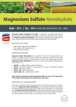 Magnesium Sulfate Monohydrate