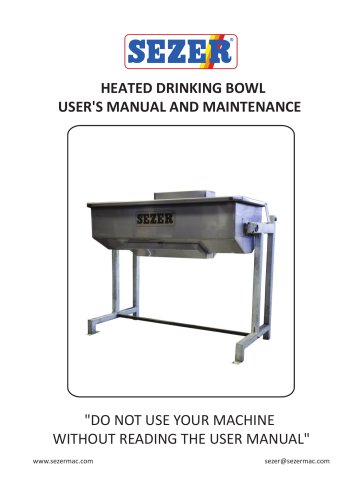 HEATED DRINKING BOWL