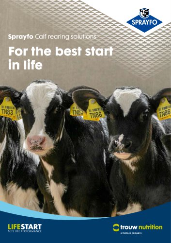 Sprayfo calf rearing brochure