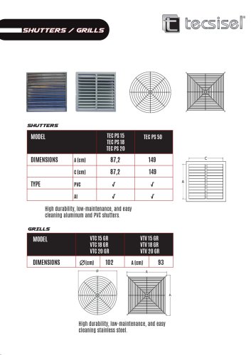 SHUTTERS/GRILLS