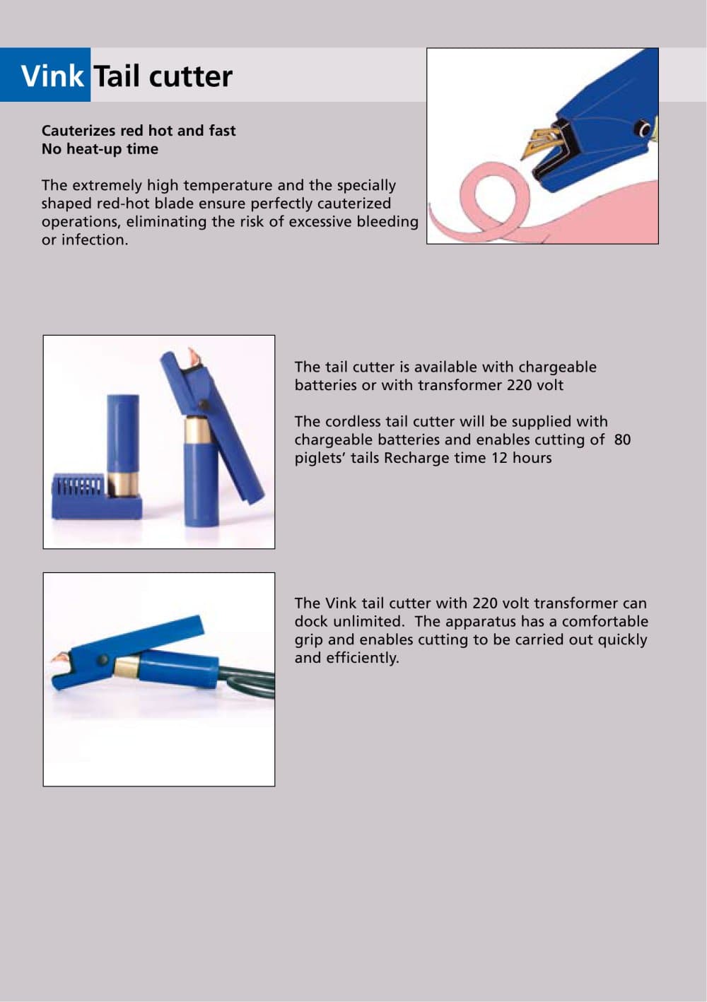 Vink Tail cutter - VINK ELST B.V.