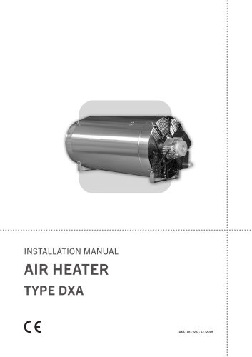 AIR HEATER TYPE DXA