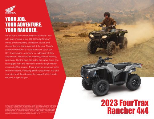 2023 FourTrax Rancher 4x4