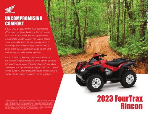 2023 FourTrax Rincon