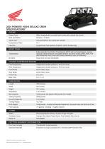 2024 PIONEER 1000-6 DELUXE CREW SPECIFICATIONS*