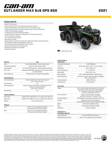 OUTLANDER MAX 6x6 DPS