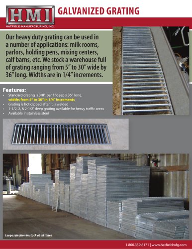 Galvanized Grating