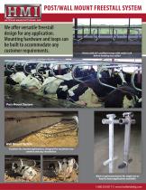 Post Mount Freestall System
