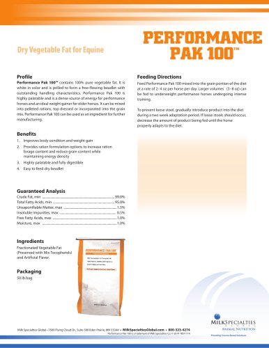 Performance Pak 100