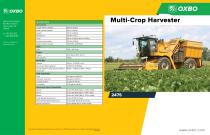 Oxbo 2475 Green Bean Harvester