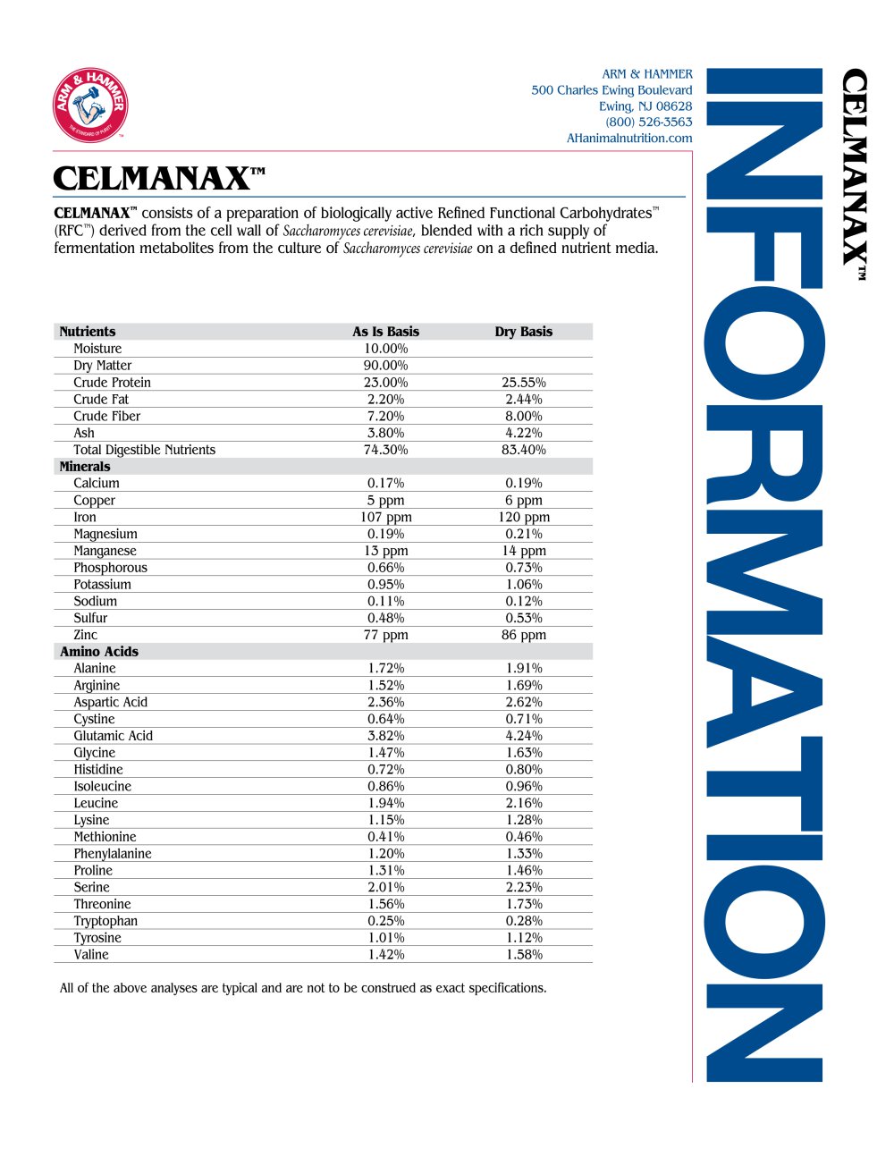CELMANAX&trade; - Arm & Hammer Animal Nutrition