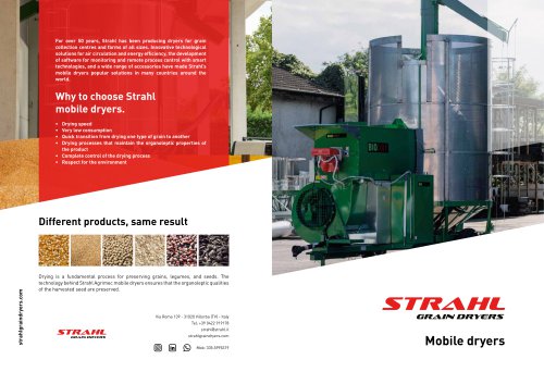Strahl Mobile Dryers