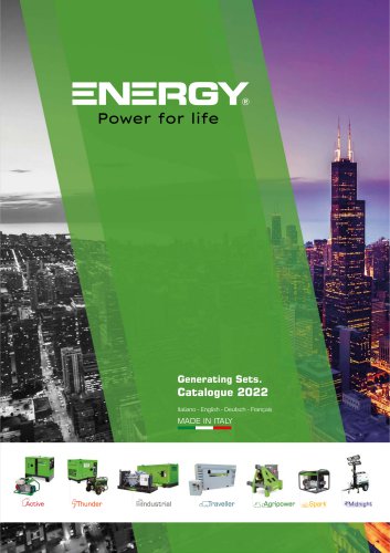 Generating Sets. Catalogue 2022