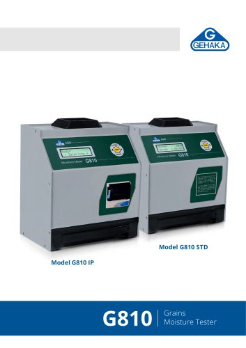 G810 - Grain moisture testers series