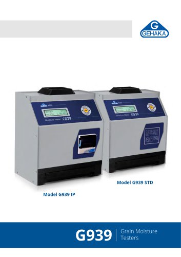 G939 - Grain moisture testers