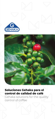 Gehaka solutions for the quality control of coffee