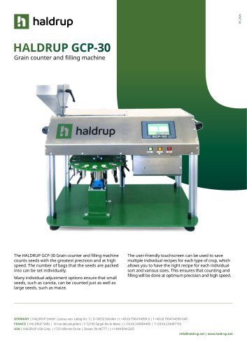 HALDRUP GCP-30