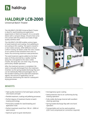 HALDRUP LCB-2000