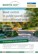 Weed control in public spaces and non-cultivated land