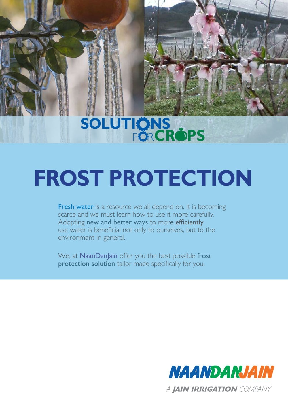 Frost protect 2017 - Naandan Jain Irrigation Systems Ltd