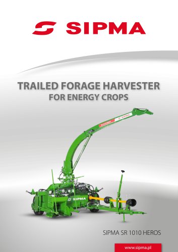 TRAILED FORAGE HARVESTER FOR ENERGY CROPS