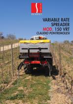 Variable Rate Spreader Mod. 150 VRT