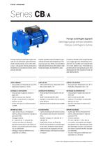 Two impeller pumps series CB/A
