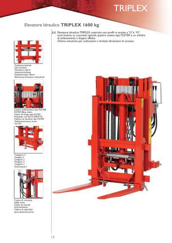 TRIPLEX 1600 kg