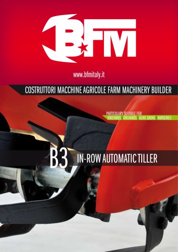 B3 IN-ROW AUTOMATIC TILLER