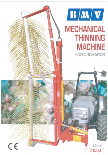 Mechanical thinning machine