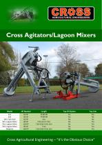 Cross Agitators/Lagoon Mixers