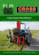 Cross Fence Post Drivers