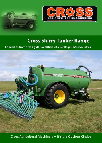 Cross Slurry Tanker Range